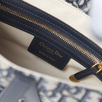 Christian Dior Oblique Saddle Bag Blue 5 of 8