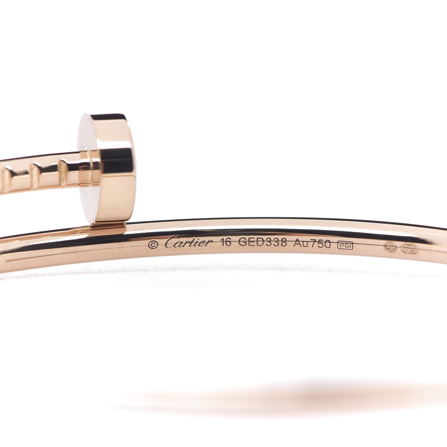 18K Pink Gold Small Juste Un Clou Bracelet 16