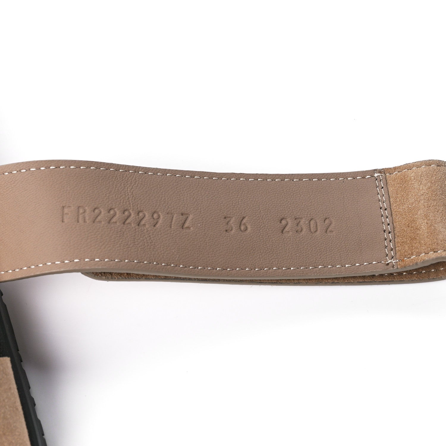 Hermes Suede Goatskin Womens Chypre Sandals 36 Beige Argile 9 of 9