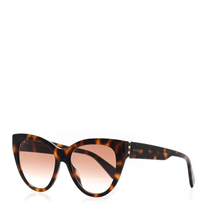Gucci Acetate Cat Eye Sunglasses GG0460S Havana 1 of 9