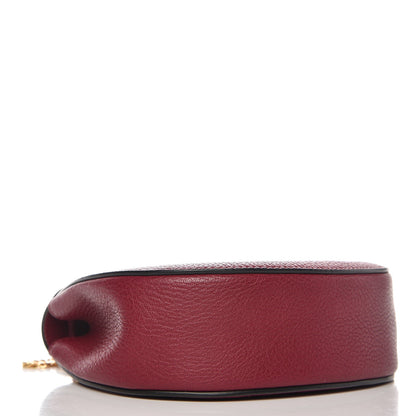 Chloe Grained Lambskin Mini Drew Shoulder Bag Wine Purple 4 of 6