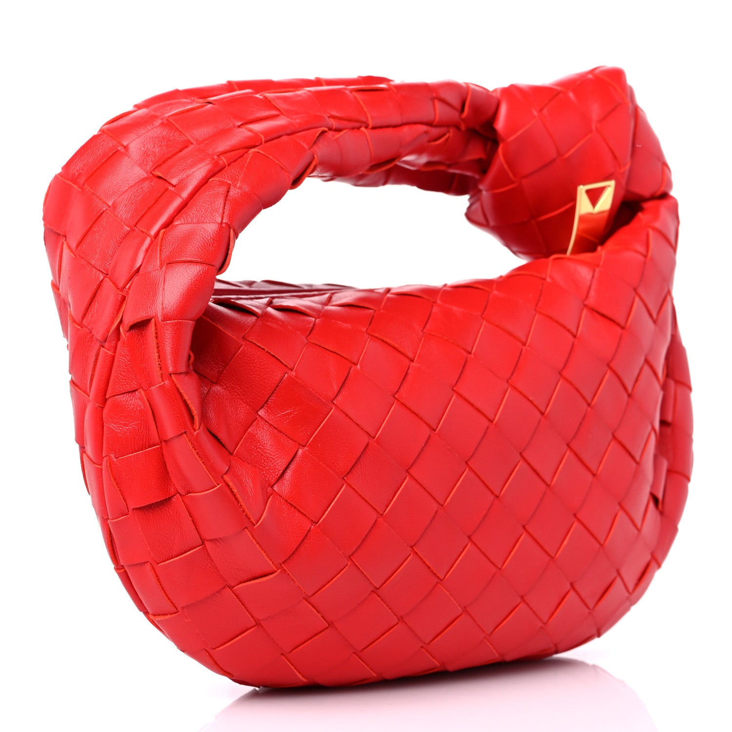 Bottega Veneta Nappa Intrecciato Mini Jodie Red 3 of 8