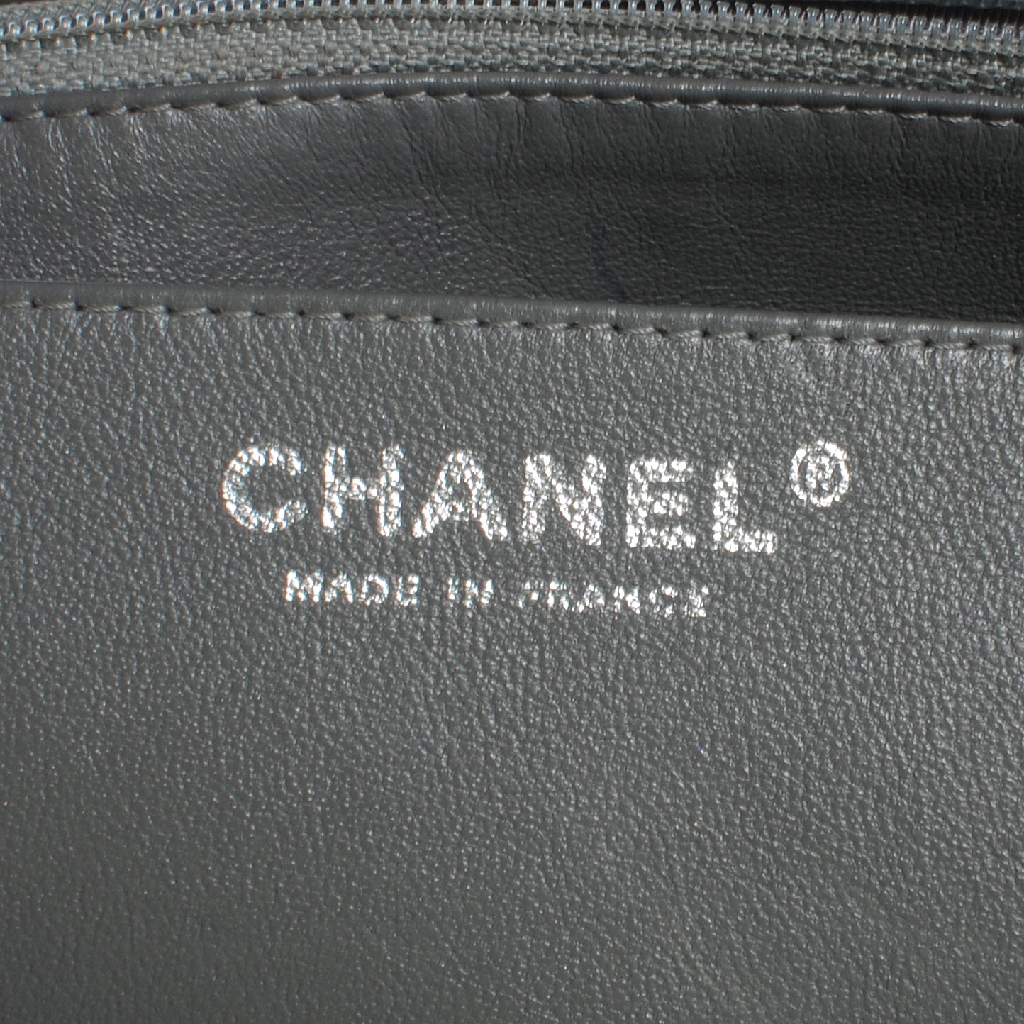 Chanel Lambskin Jumbo Single Flap Grey 8 of 10