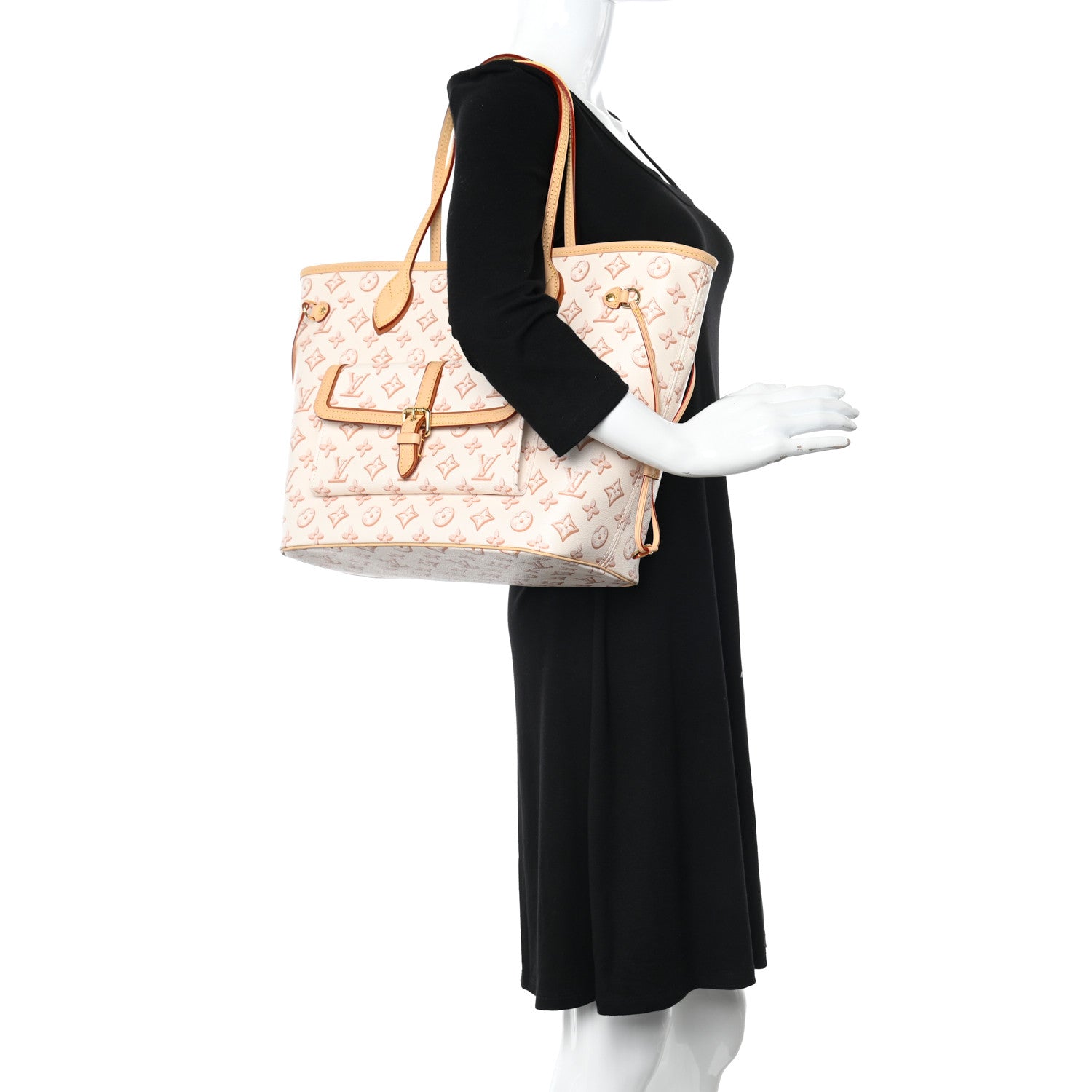Louis Vuitton Monogram Fall For You Neverfull MM Beige Clair 2 of 10