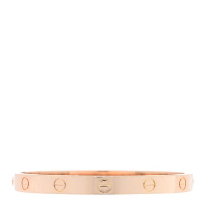 Cartier 18K Pink Gold LOVE Bracelet 17 1 of 8