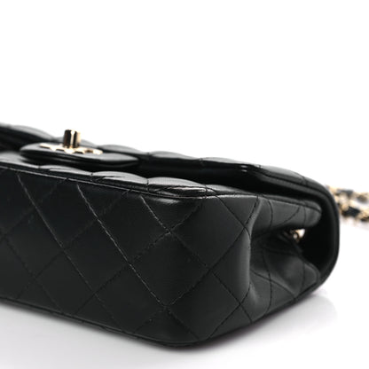Chanel Lambskin Quilted Mini Rectangular Flap Black 9 of 11