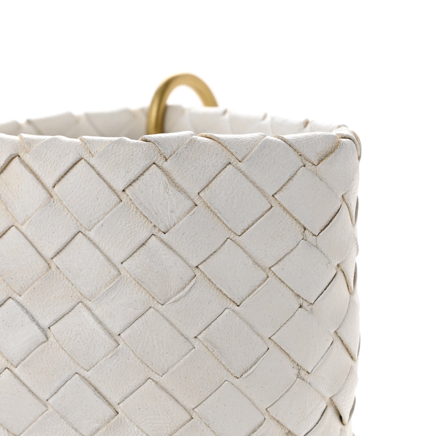 Bottega Veneta Nappa Intrecciato Small Capri Tote White 16 of 17