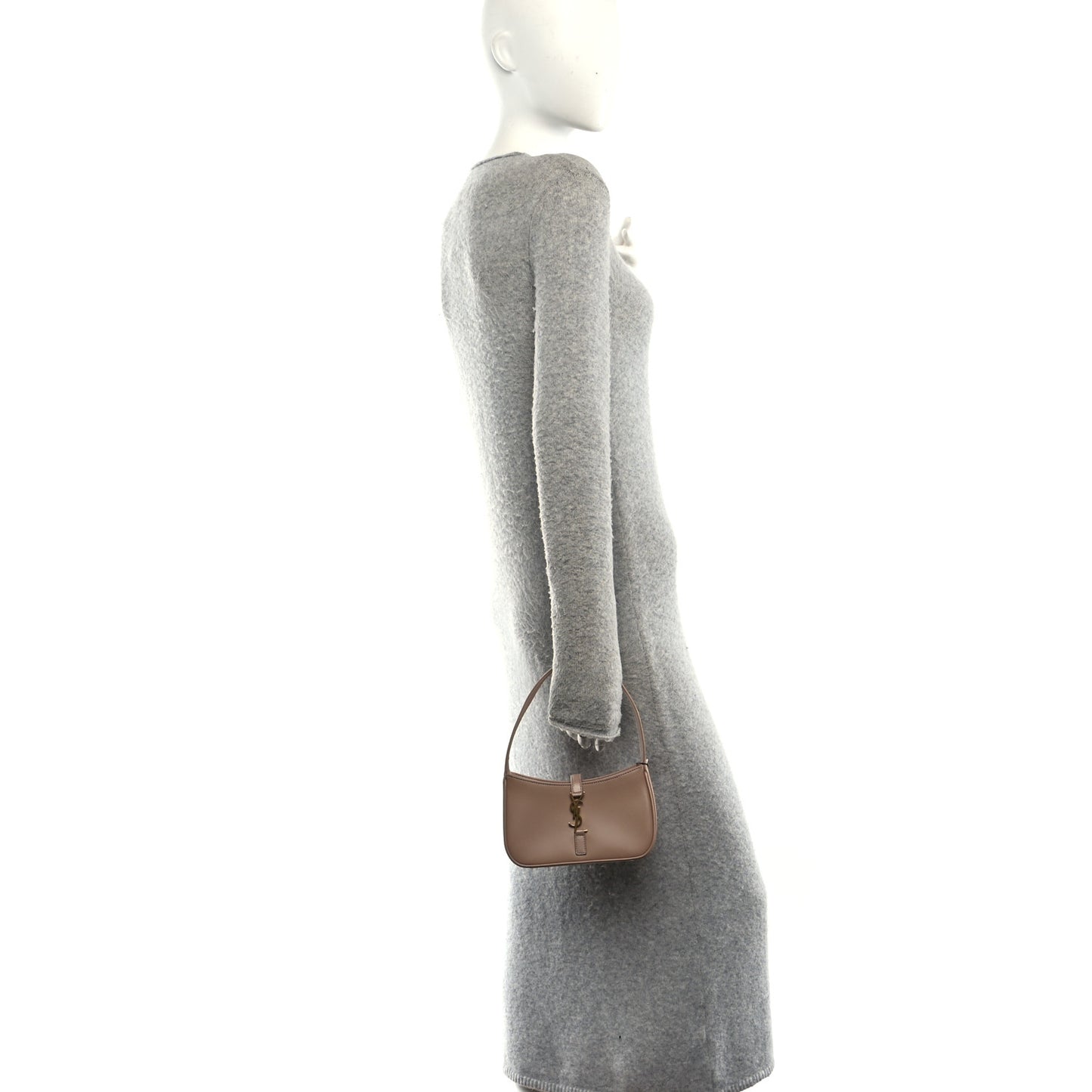 Smooth Calfskin Le 5 A 7 Mini Hobo Rosy Sand