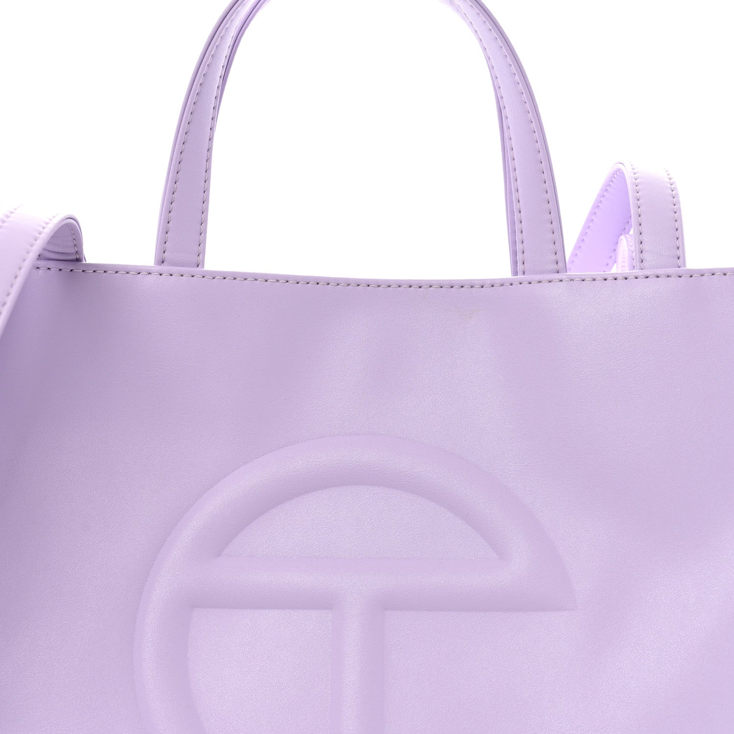 Telfar Vegan Leather Medium Shopping Bag Lavender 8 of 13