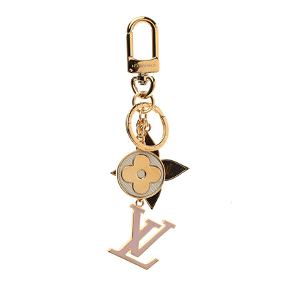 Louis Vuitton Metal Monogram Epi Spring Street Bag Charm Key Holder Gold 1 of 4