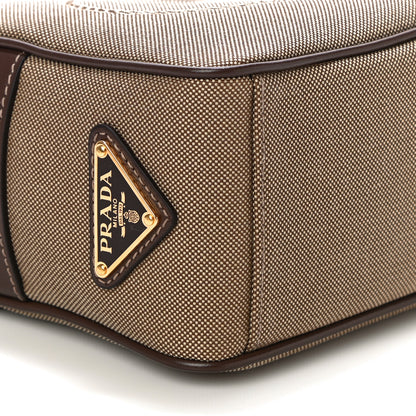 Prada Jacquard Logo Camera Bag Corda Bruciato 7 of 8