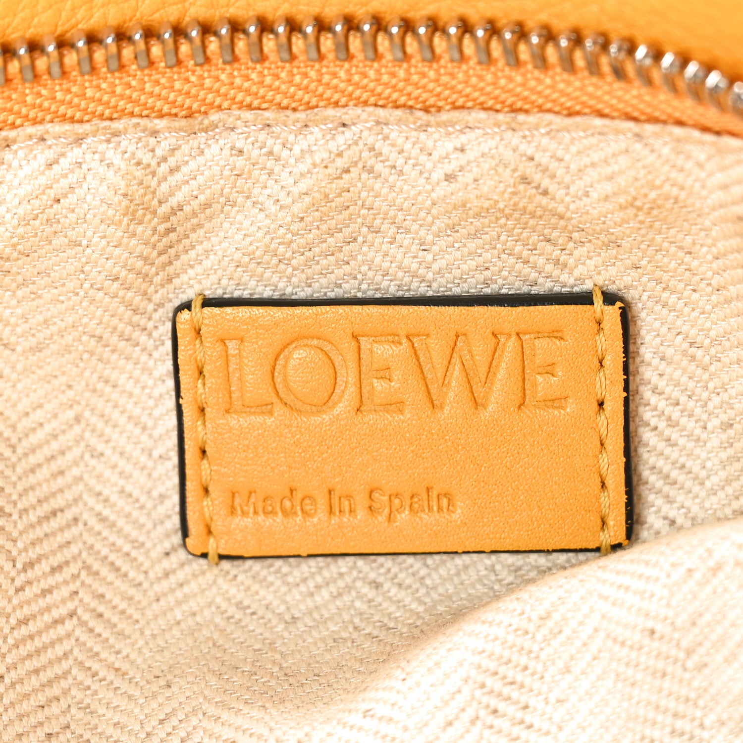 Loewe Grained Calfskin Small Puzzle Bag Narcisus Yellow 6 of 10