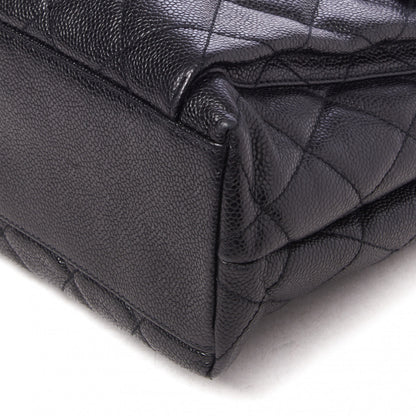 Chanel Caviar Quilted Flap Shoulder Bag Black 4 of 9