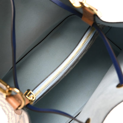 Louis Vuitton Damier Azur Braided Neonoe MM Blue 4 of 8