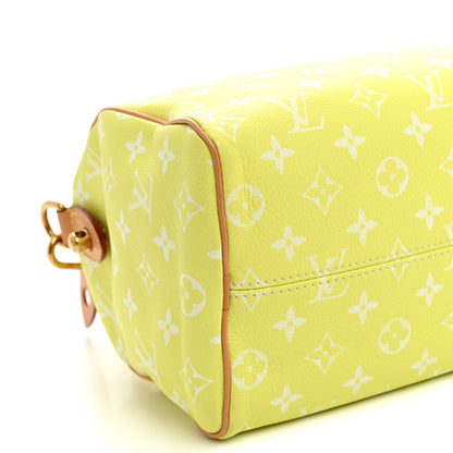 Louis Vuitton Calfskin Monogram Speedy P9 Bandouliere 25 Lemonade Yellow 10 of 11