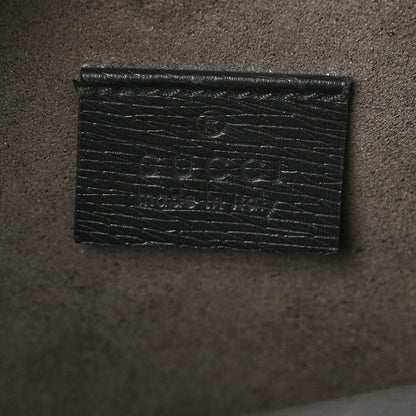 Gucci Calfskin Kingsnake Print Vertical Tote Black 7 of 11