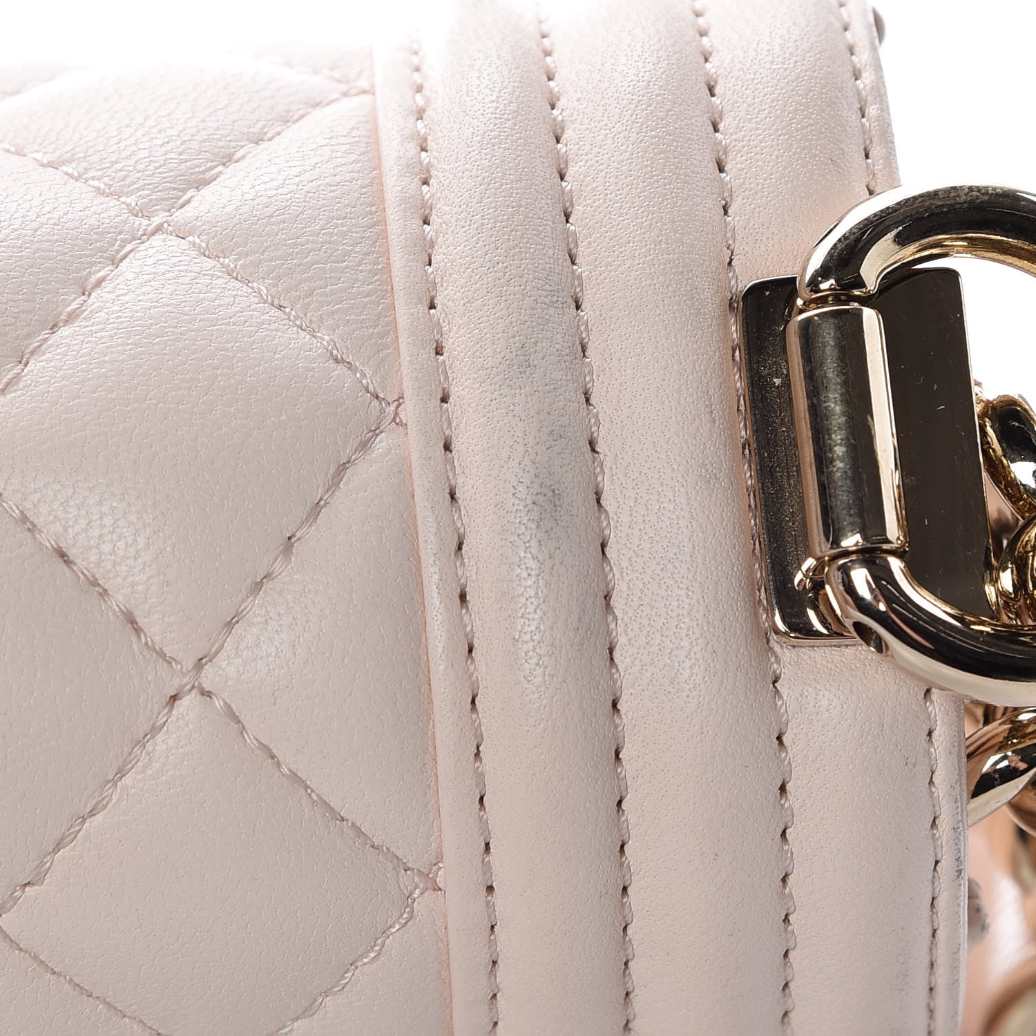 Chanel Lambskin Quilted Medium Boy Flap Light Pink 14 of 19