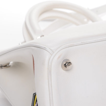 Christian Dior Calfskin Paradise Medium Diorissimo Tote White 16 of 18