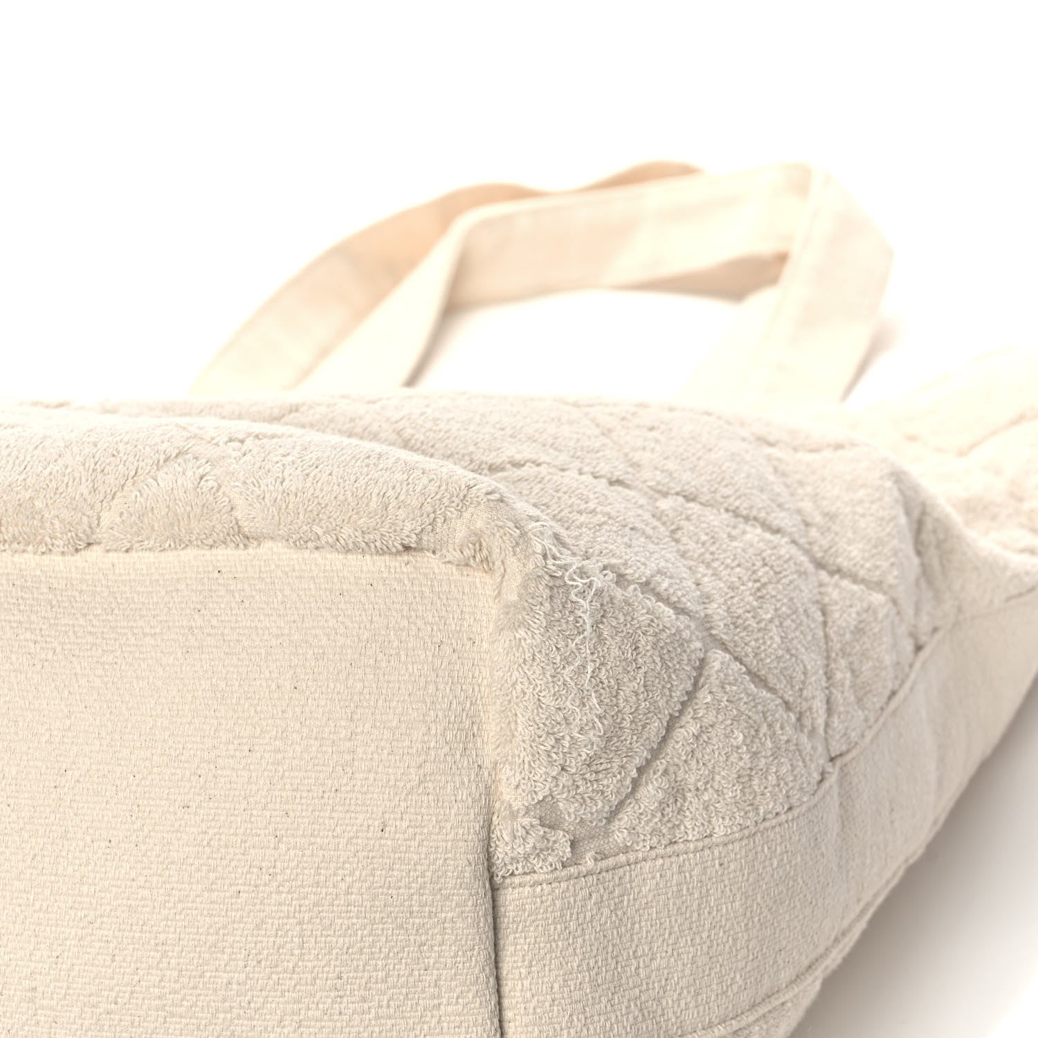 Chanel Terry Cotton CC Beach Tote Towel Set Ivory 17 of 17
