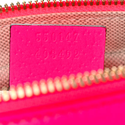 Gucci Canvas Flora Floral Shoulder Bag White Fuchsia Fluo 9 of 9