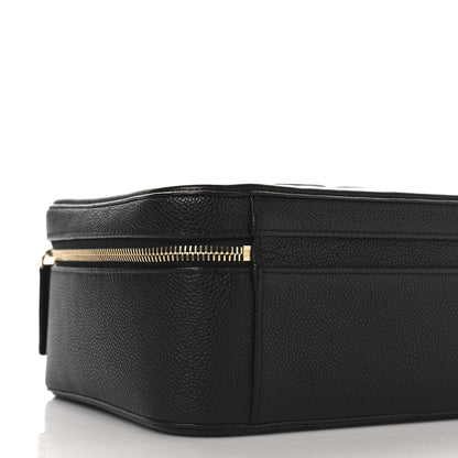 Chanel Caviar Quilted Large CC Filigree Vanity Case Black 10 of 11