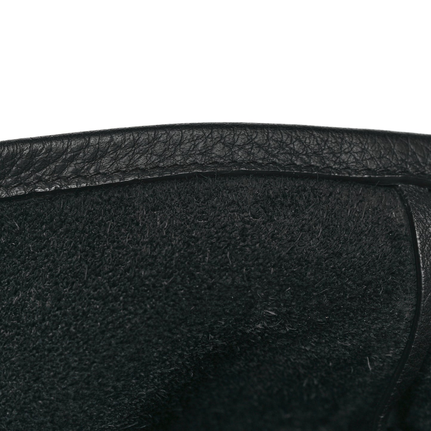 Grained Calfskin Medium N/S Hook Tote Black