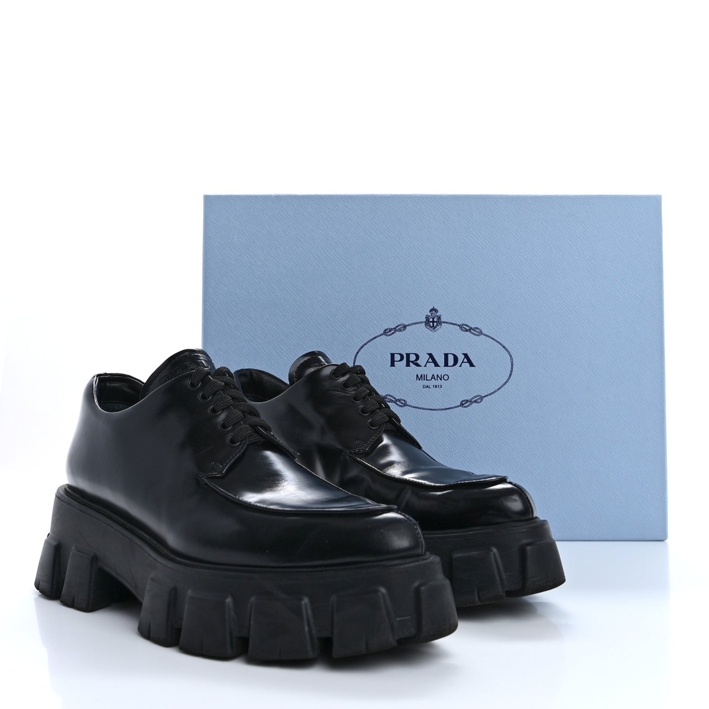Spazzolato Rois Monolith 55mm Derby Loafers 37.5 Black