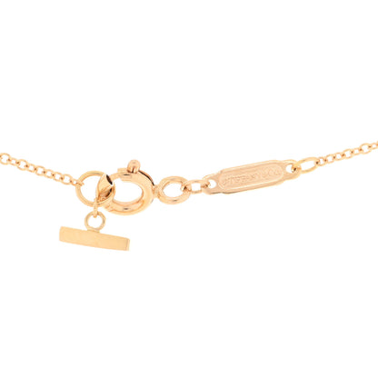 Tiffany 18K Rose Gold Small T Smile Pendant Necklace 4 of 6