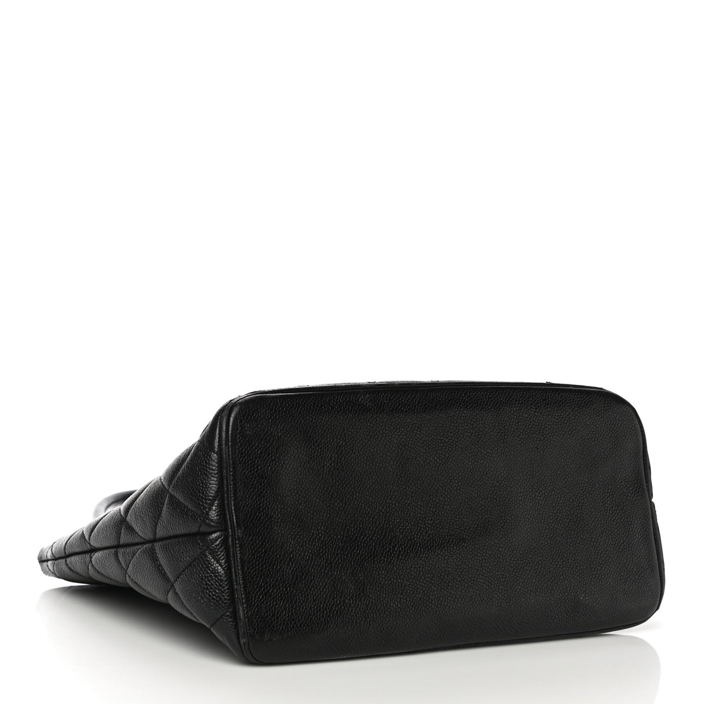 Caviar Quilted Medallion Tote Black