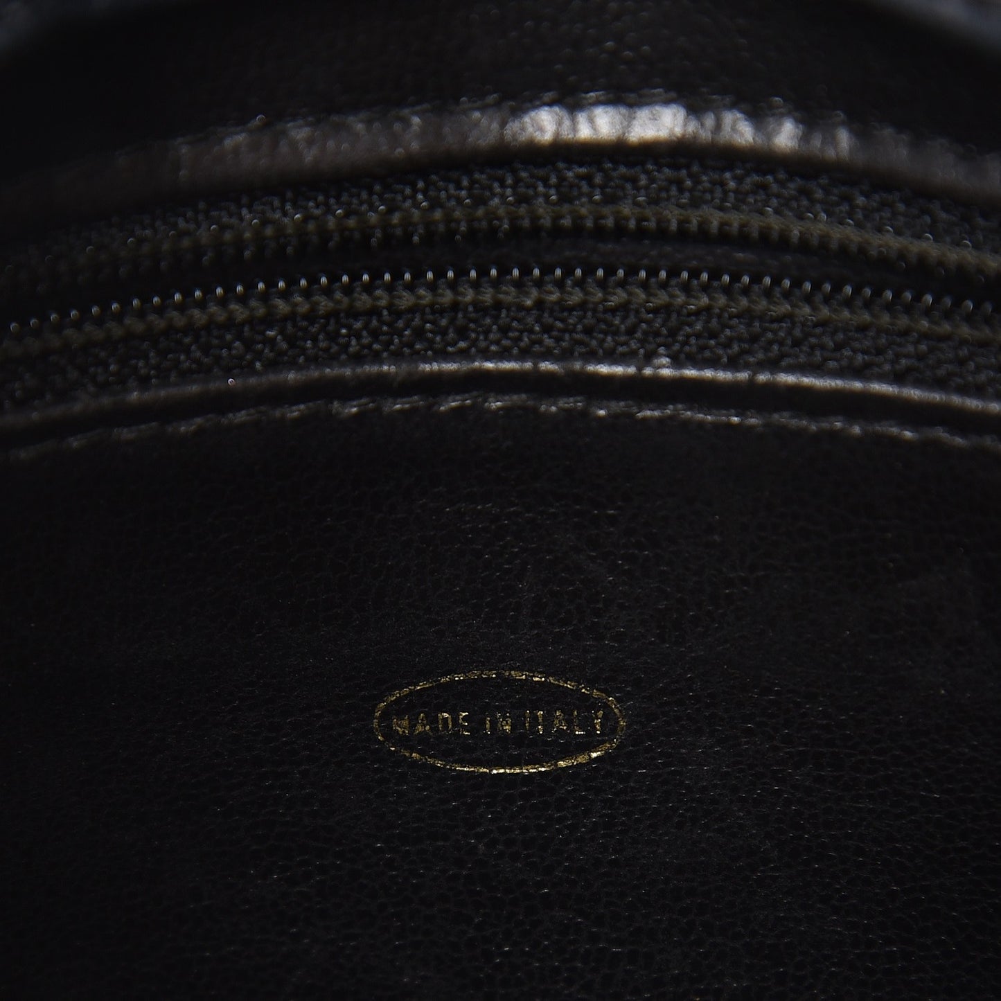 Lambskin Quilted Shoulder Bag Black