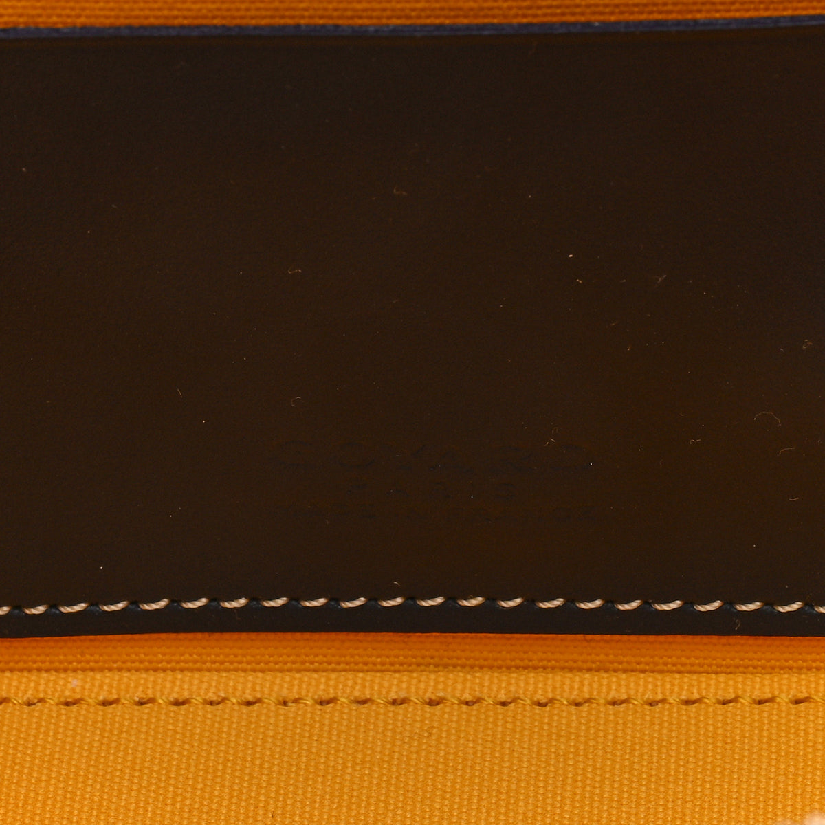 Goyardine Muse Mini Vanity Case Navy