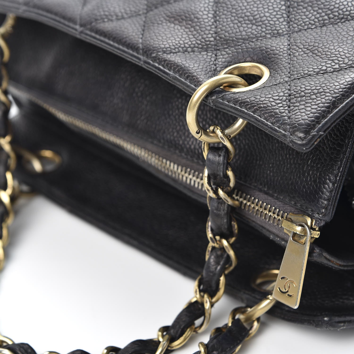 Chanel Caviar Quilted Petit Timeless Tote PTT Black 10 of 13