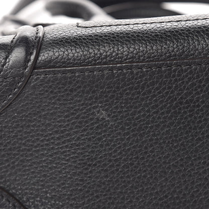 Celine Drummed Calfskin Nano Luggage Black 11 of 11