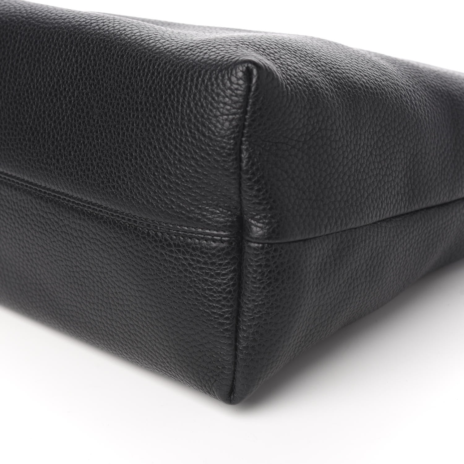Burberry Grainy Calfskin Medium Cale Hobo Black 8 of 9