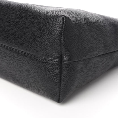 Burberry Grainy Calfskin Medium Cale Hobo Black 8 of 9