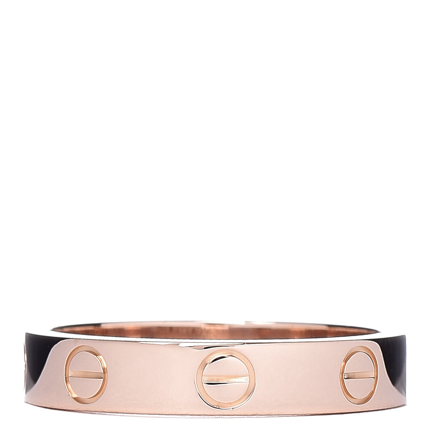 18K Pink Gold 3.5mm LOVE Wedding Band Ring 52 6