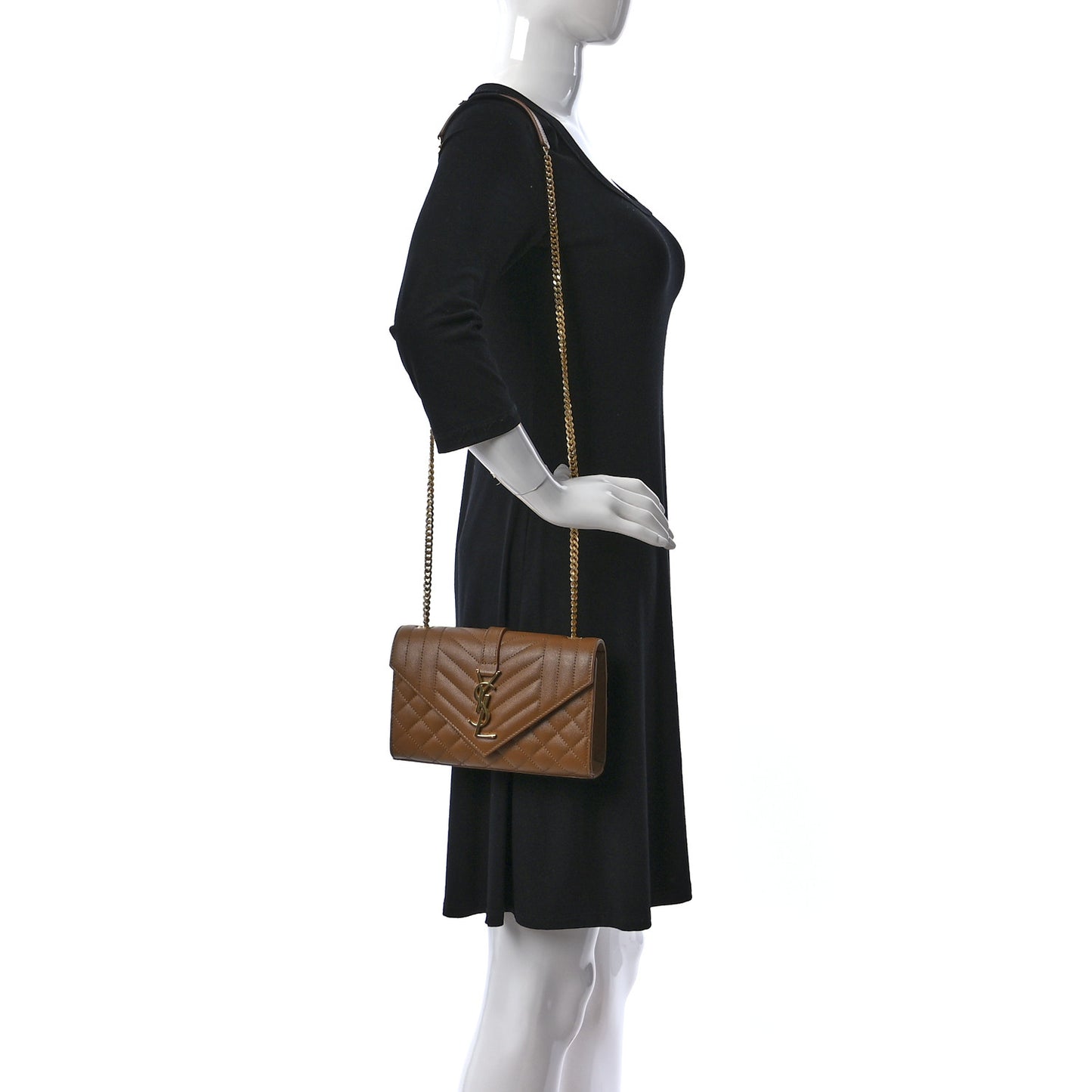 Grain De Poudre Textured Mixed Matelasse Triquilt Small Monogram Satchel Dark Natural