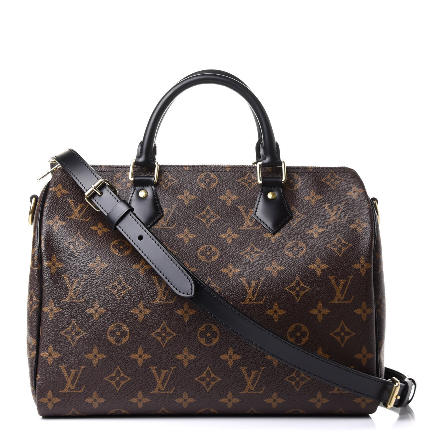 Monogram My World Tour Speedy Bandouliere 30 Black