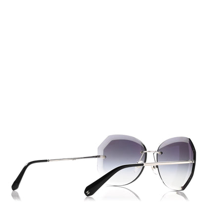 Chanel Metal Spring Round Sunglasses 4220 Silver 4 of 9