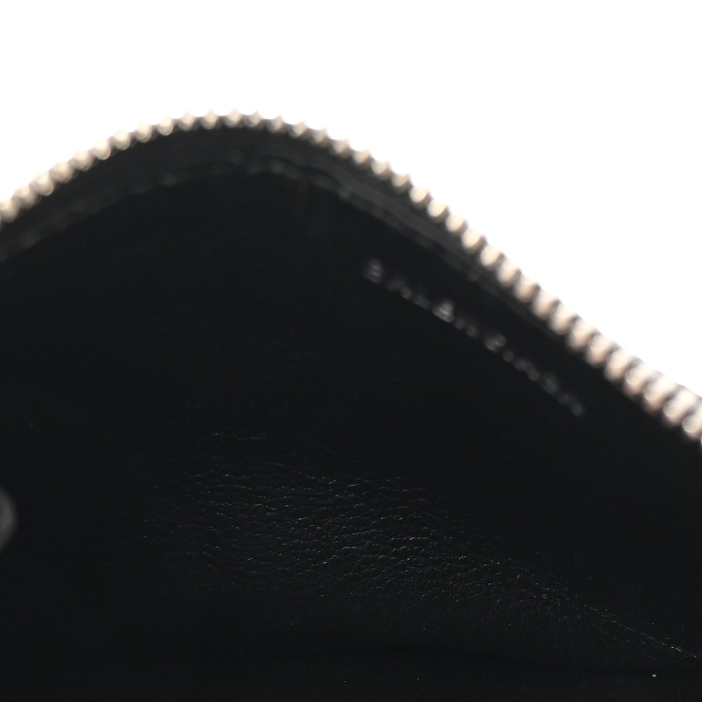 Shiny Calfskin Logo Crocodile Embossed Large Cash Long Coin Card Holder Black