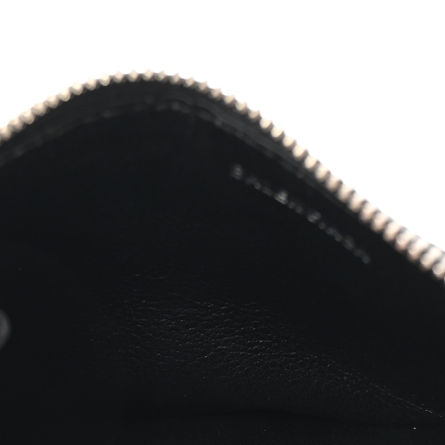 Balenciaga Shiny Calfskin Logo Crocodile Embossed Large Cash Long Coin Card Holder Black 5 of 7
