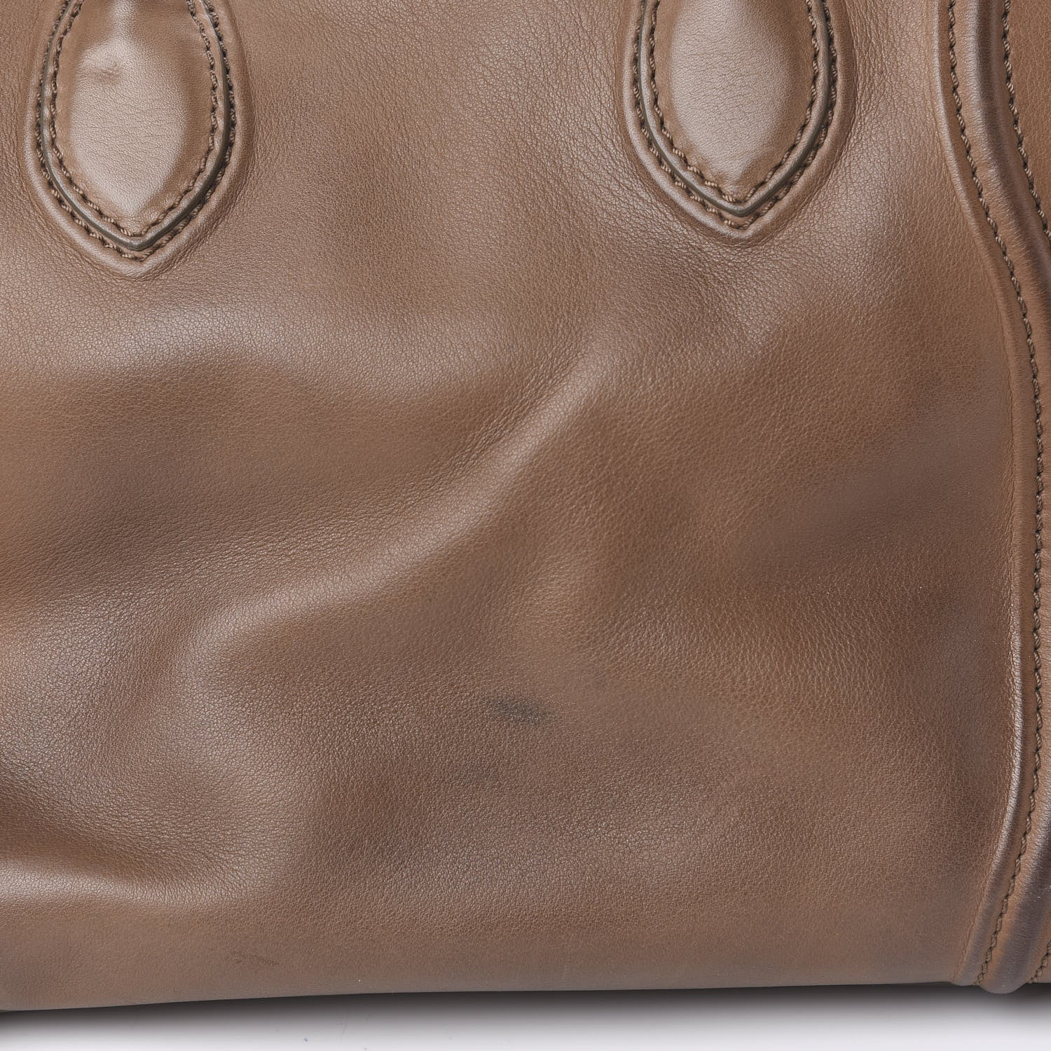 Celine Supple Calfskin Medium Phantom Luggage Taupe 15 of 23