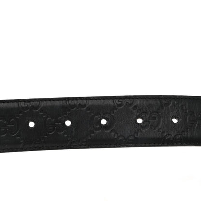 Gucci Guccissima Signature Interlocking G 37mm Belt 85 34 Black 4 of 7