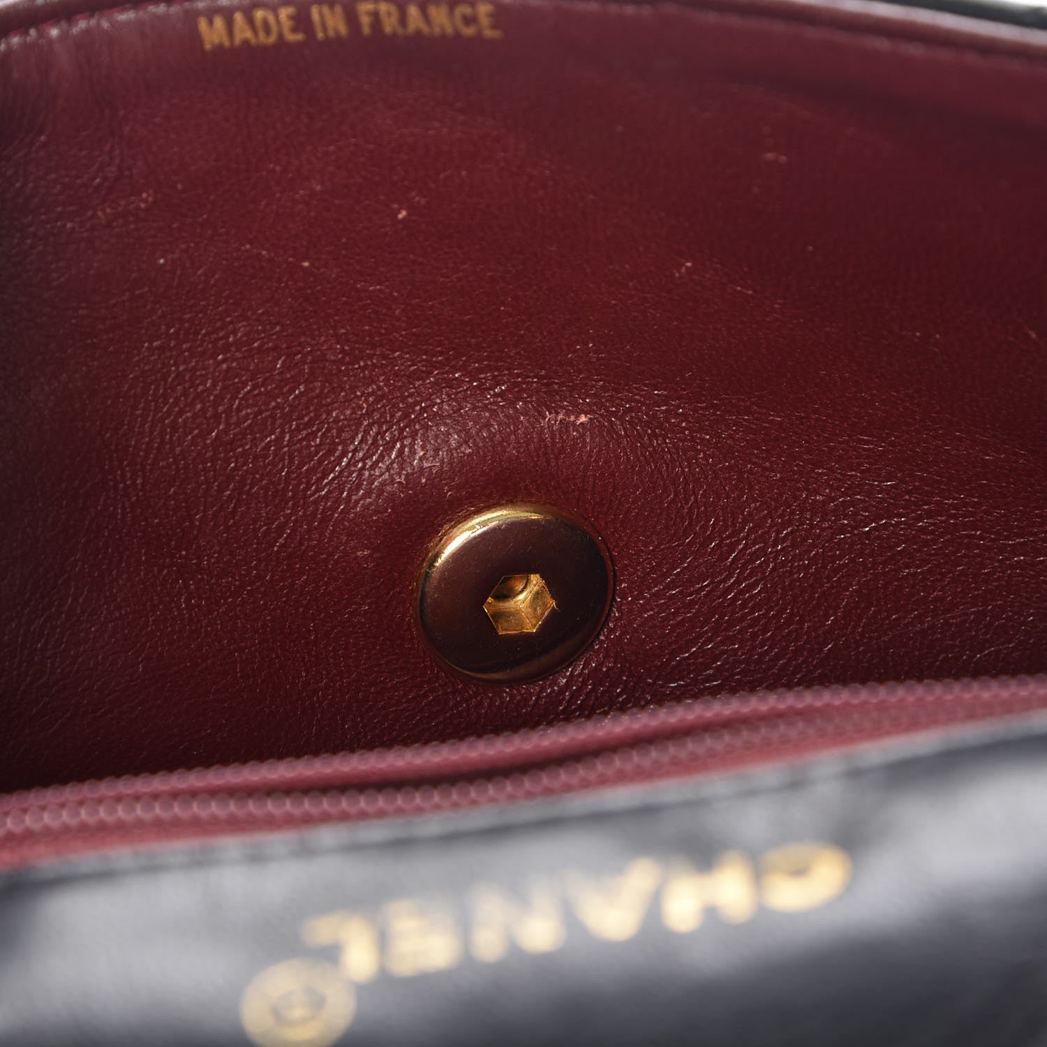 Chanel Lambskin Quilted Small Single Flap Black 8 of 10