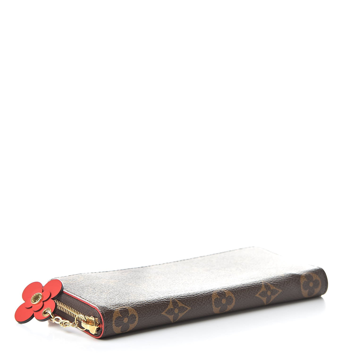 Louis Vuitton Monogram Blooming Flowers Clemence Wallet Coquelicot 4 of 8