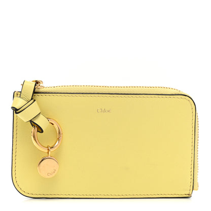 Chloe Calfskin Alphabet Purse Wallet Lemonade 1 of 8