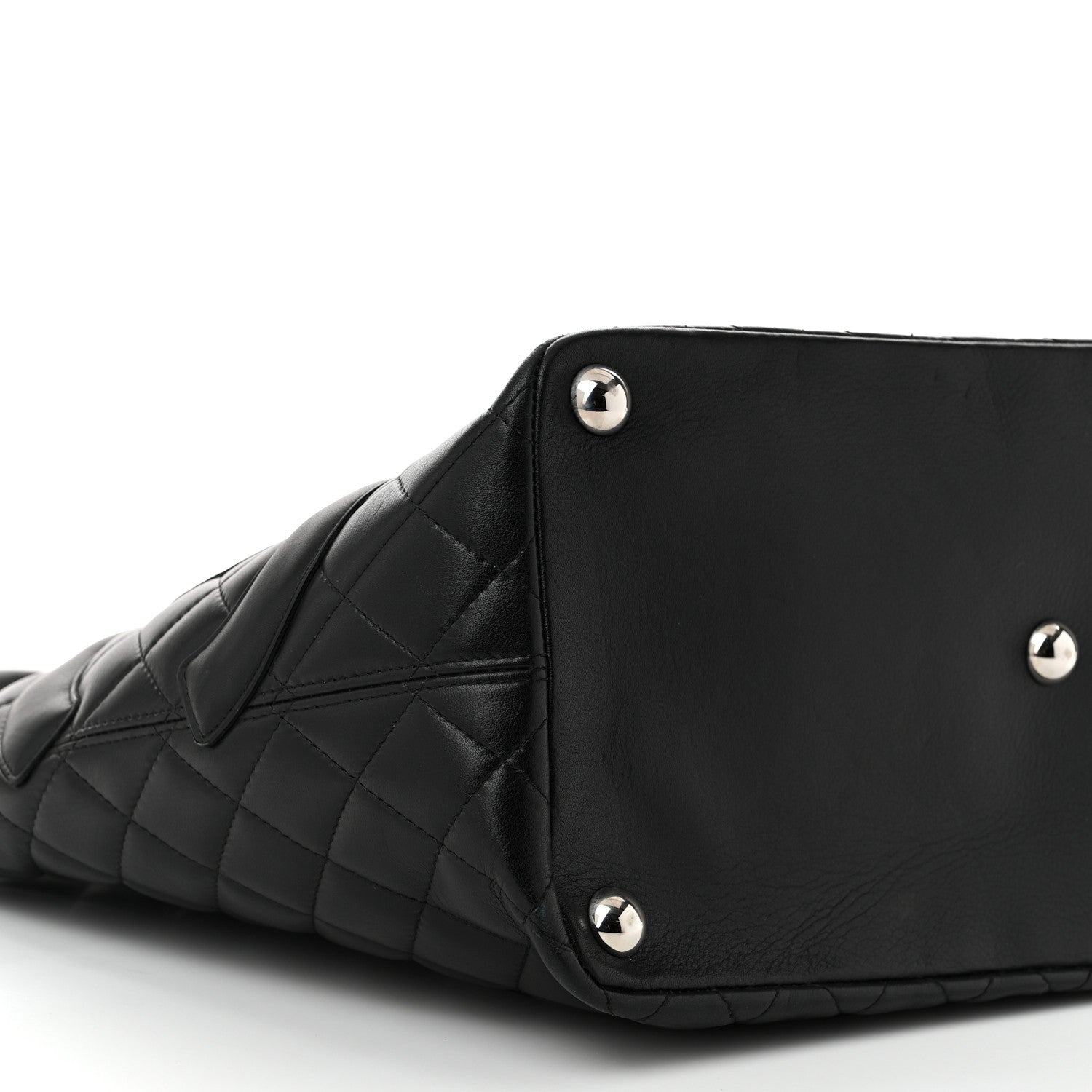 Chanel Calfskin Quilted Large Cambon Tote Black 8 of 9