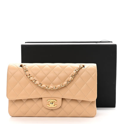 Chanel Caviar Quilted Medium Double Flap Beige Clair 12 of 12