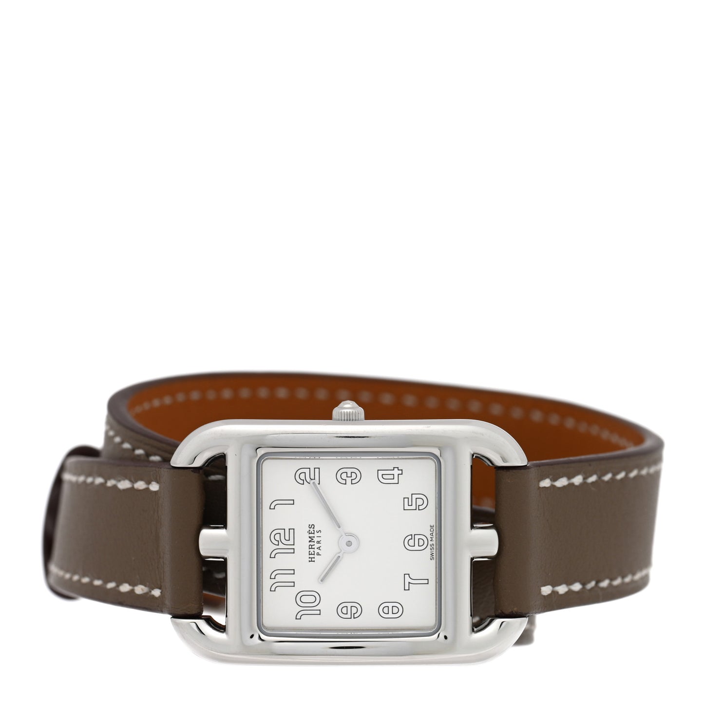 Stainless Steel Swift 23mm Cape Cod Double Tour Quartz Watch Etoupe
