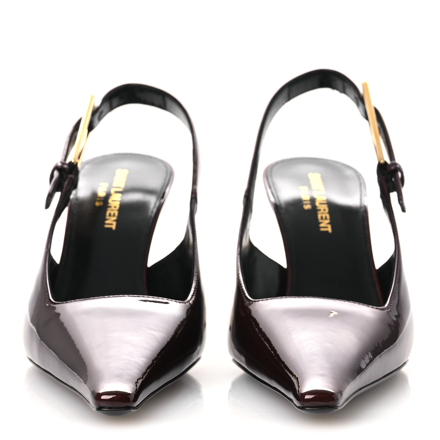 Glazed Calfskin Lee 75 Slingback Pumps 37 Marron Glace
